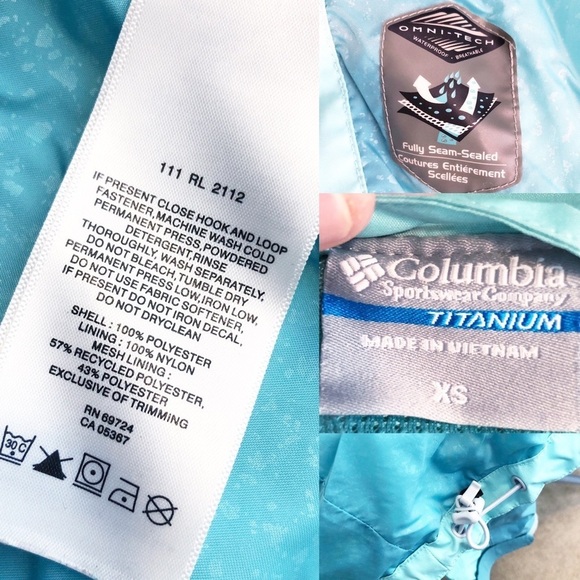 Columbia Arcadia II Hooded Packable Rain Jacket - Picture 15 of 15